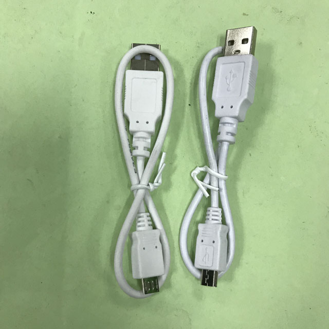 Micro USB To USB圓線白色