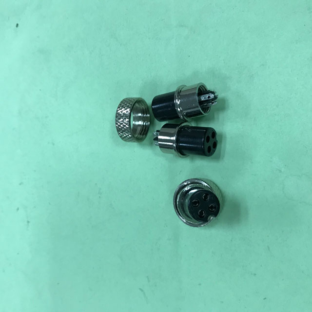 航空頭4PIN母焊線式