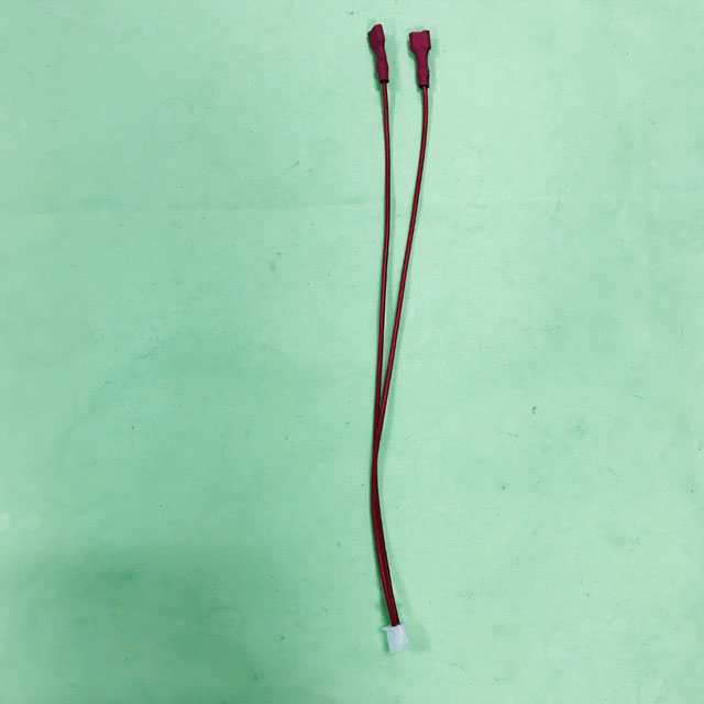 XH2.5-2P+1007#22紅紅線18.5CM+2050.5t紅膠套
