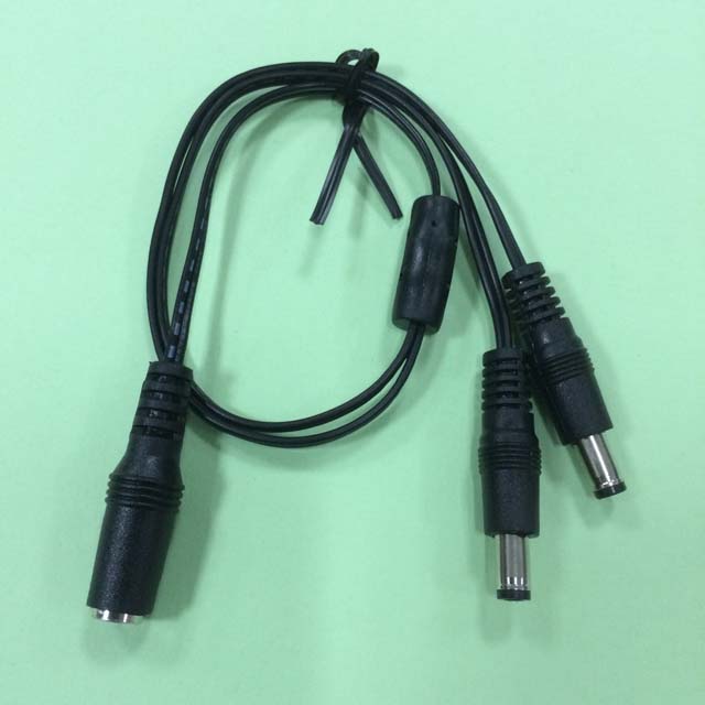 5.5*2.1母 Y CABLE TO 5.5*2.1公X2
