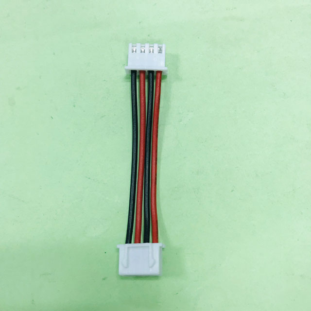 XH2.5-4P+UL1007#22紅黑紅黑XH2.5-4P線長4CM