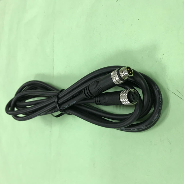 M8-4P公-M8-4P母+UL2464 #24 4芯2米