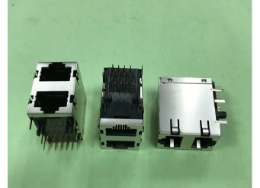 RJ45雙層JACK金屬殼的安裝方法